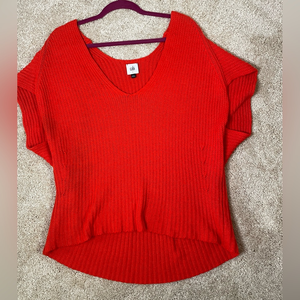 Cabi Oversized Ruby Pullover Cotton Blend Knit Sw… - image 3